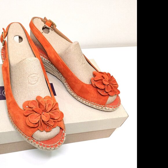Clarks Slingback Espadrille Petrina Bianca - Picture 1 of 7